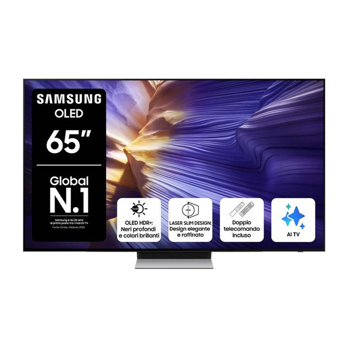 Samsung Smart TV OLED UHD 4K 65" QE65S90FATXZT-Graphite Black