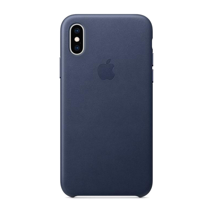 Apple Custodia in pelle per iPhone XS MAX-Blu Notte