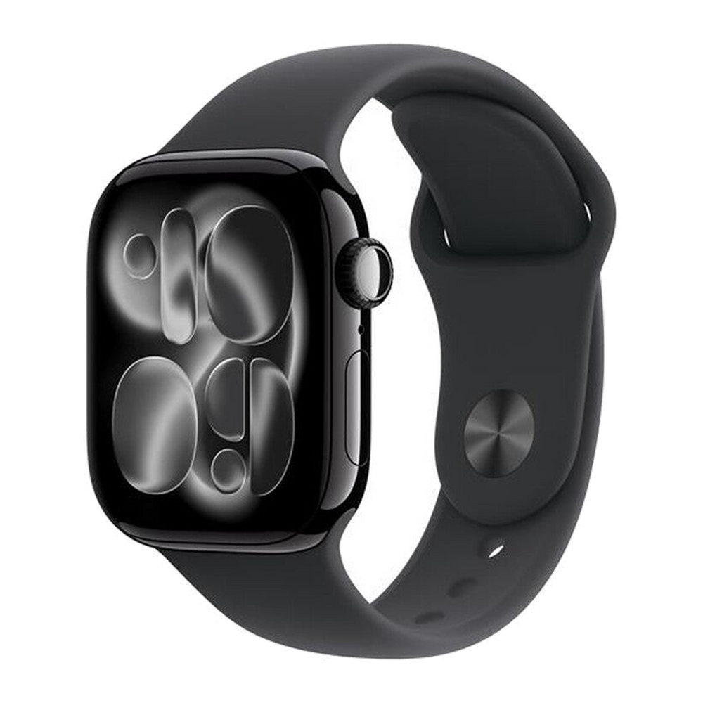 Apple Watch Series 11 GPS + Cellular 42mm Titanio-Ardesia - Sport Band Nero S/M