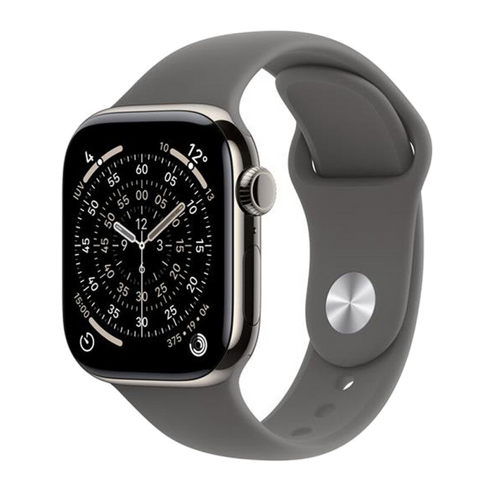 Apple Watch Series 11 GPS + Cellular 42mm Titanio-Band Grigio Pietra - M/L