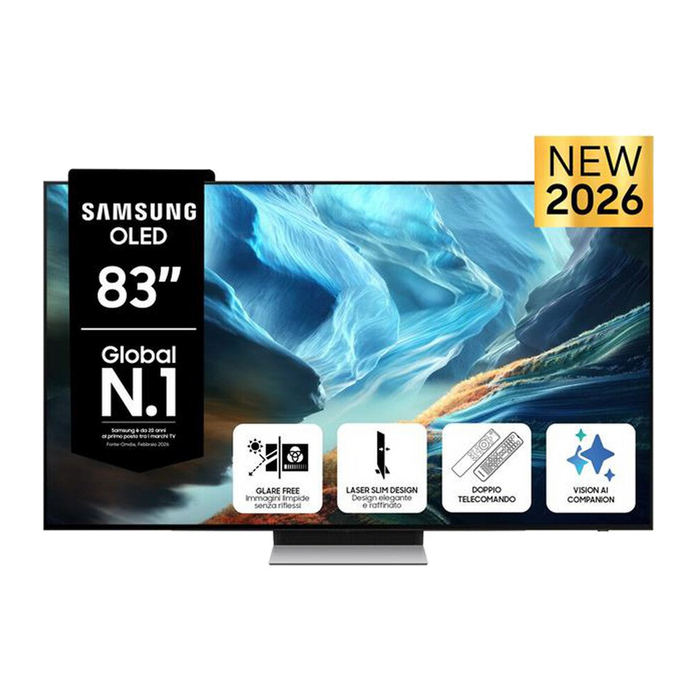Samsung Smart TV OLED 4K AI 83" QE83S90HAEXZT-Graphite Black