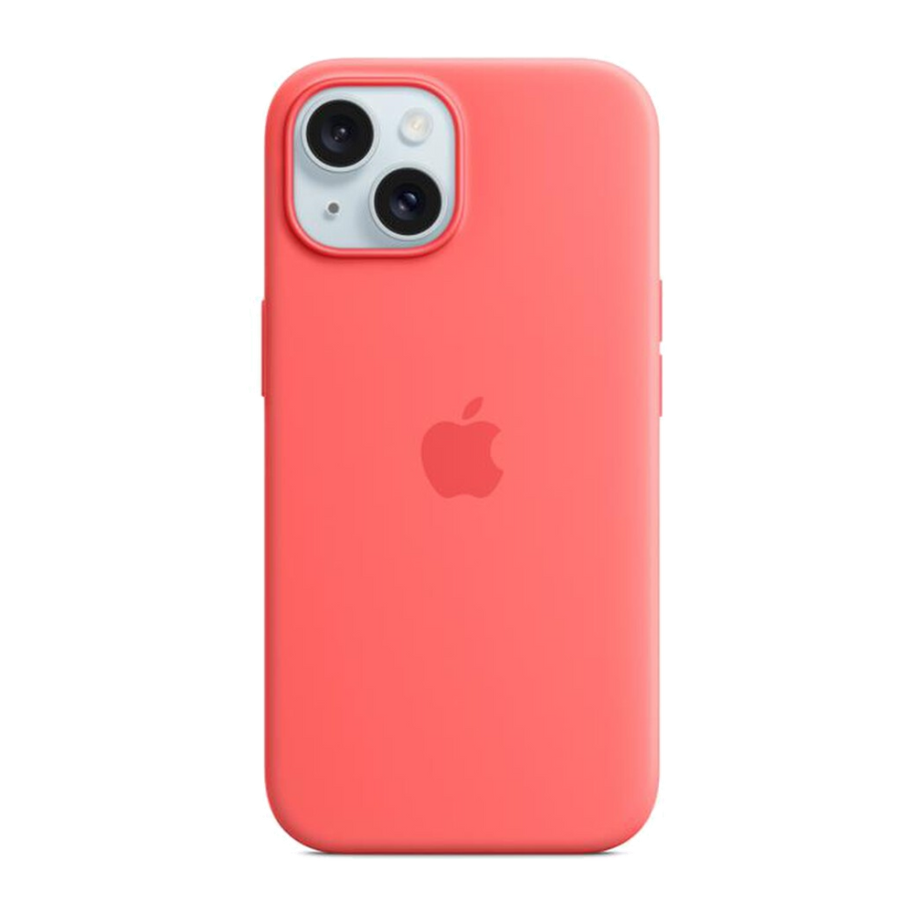 Apple Custodia MagSafe silicone iPhone 15-Guava