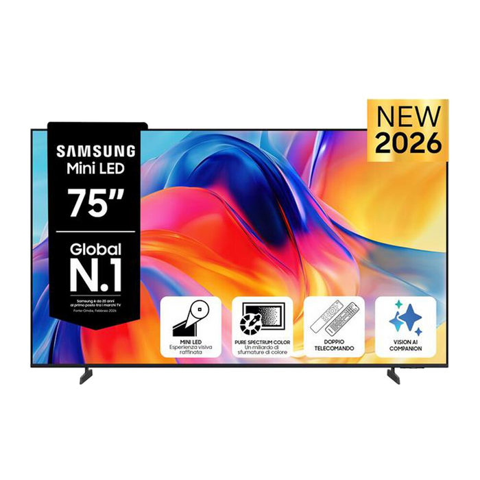Samsung Smart TV Mini LED 4K AI 75" UE75M70HAUXZT-Titan Gray