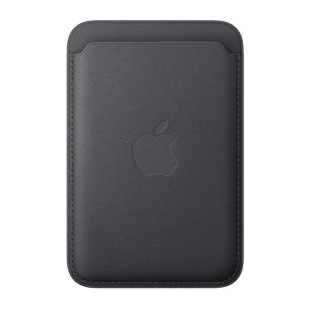 Apple Portafoglio MagSafe tessuto FineWoven per iPhone-Nero
