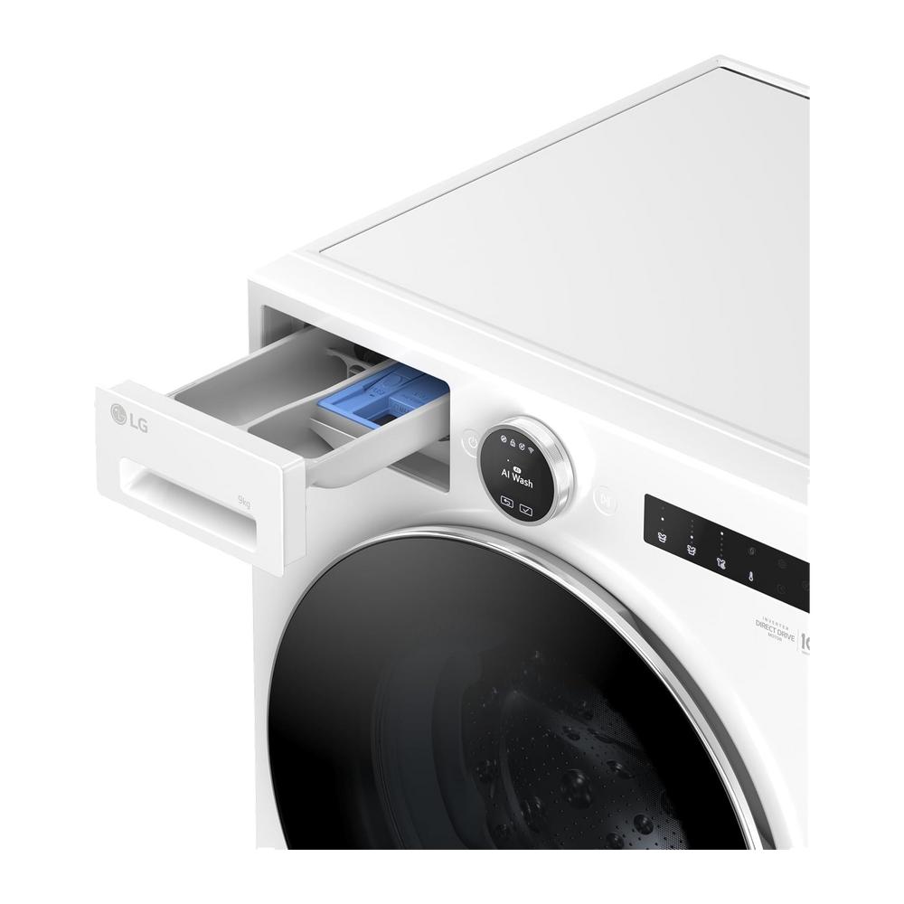 LG - Lavatrice AI DD F4X9009TWCE 9 Kg Classe A