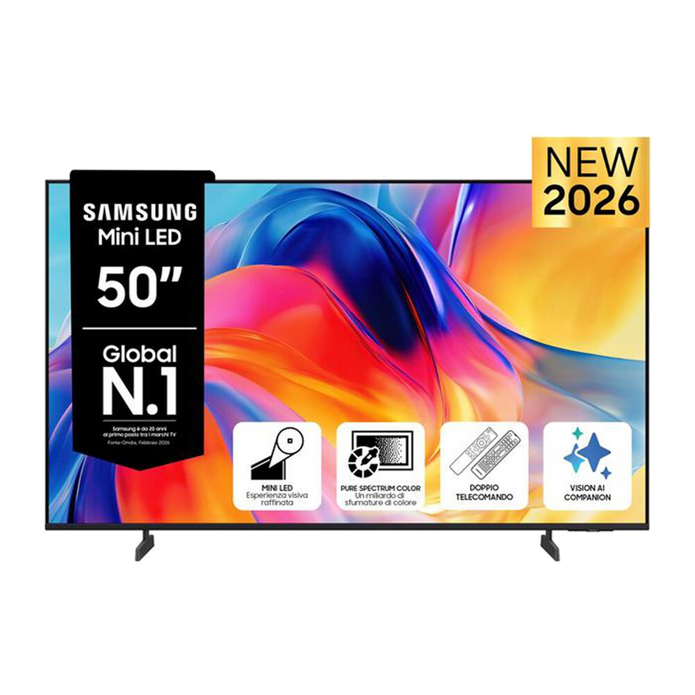 Samsung Smart TV Mini LED 4K AI 50" UE50M70HAUXZT-Titan Grey