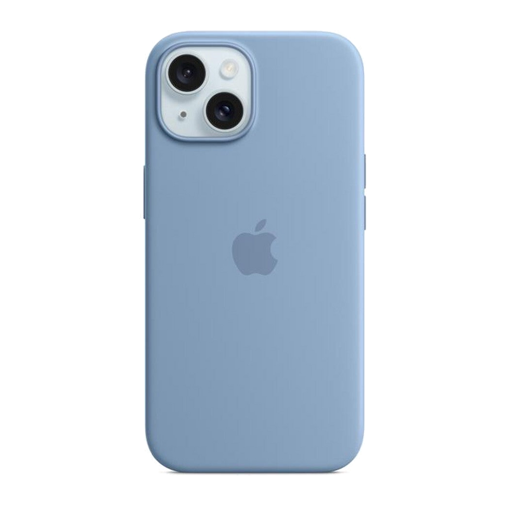 Apple Custodia MagSafe silicone iPhone 15-Blu inverno