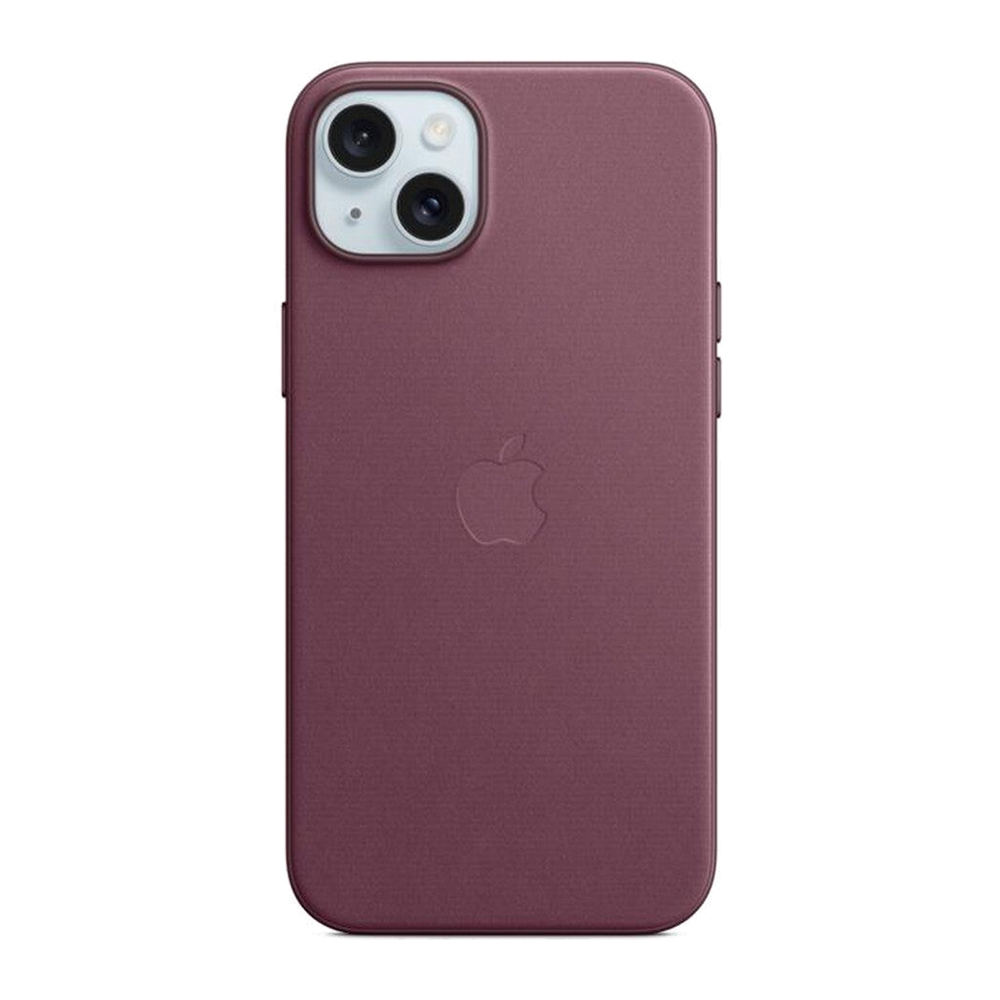 Apple Custodia MagSafe tessuto iPhone 15 Plus-Gelso