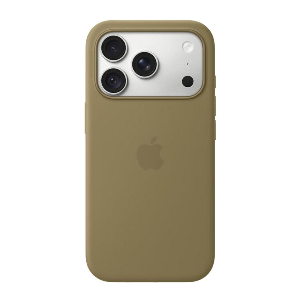Apple Custodia MagSafe in silicone per iPhone 18 Pro-Oliva