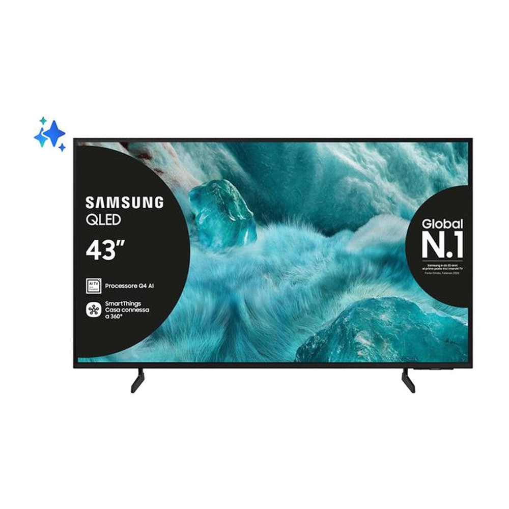 Samsung Smart TV Q-LED UHD 4K 43" QE43Q7FAAUXZT-Black