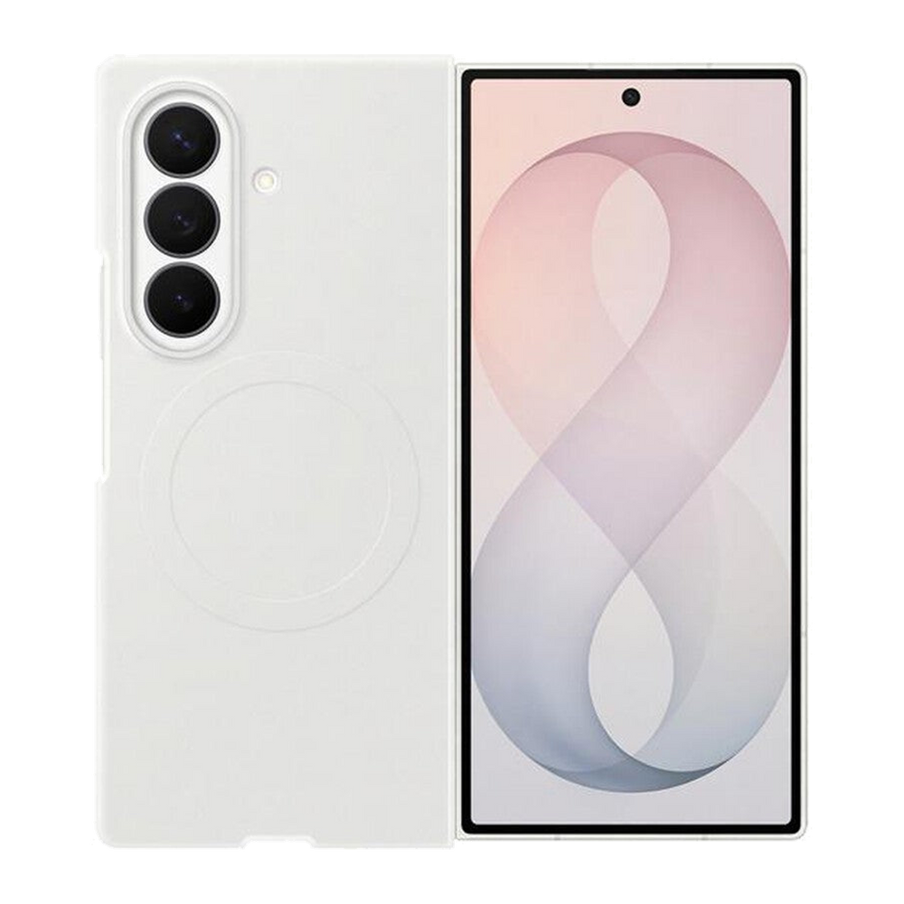Samsung Custodia Silicone Magnet Case per Galaxy Q8-Cream
