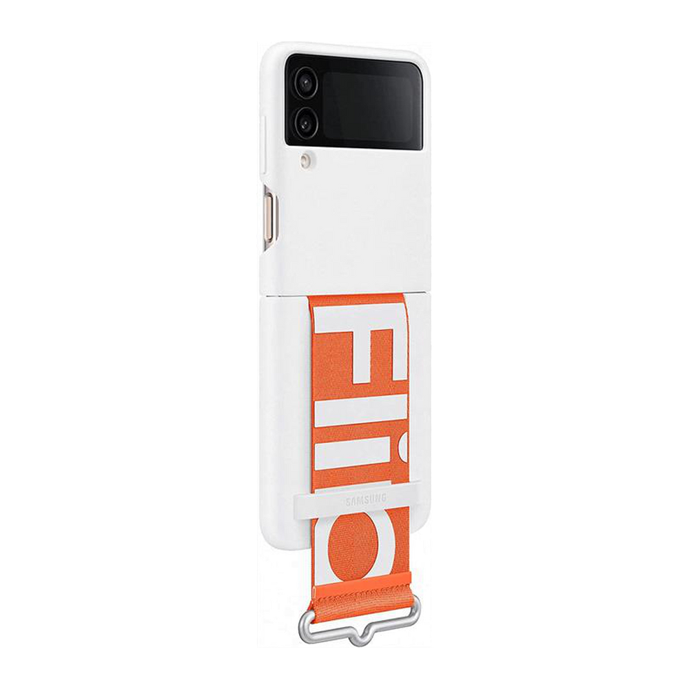 Samsung Cover con Strap Galaxy Z Flip 4-Bianco