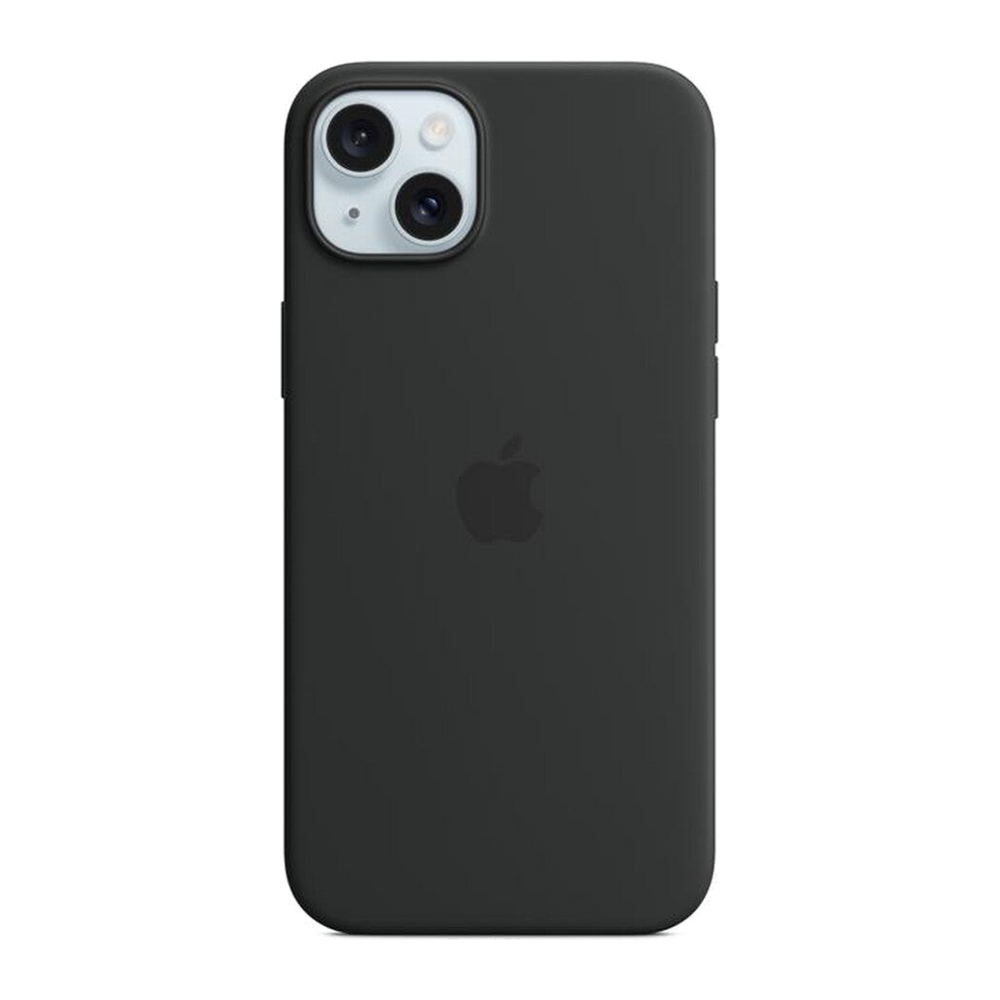 Apple iPhone 15 Plus Silicone Case with MagSafe-Nero