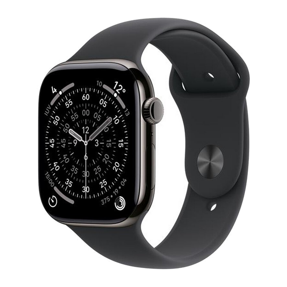 Apple Watch Series 11 GPS + Cellular 46mm Titanio-Ardesia - Sport Band Nero S/M