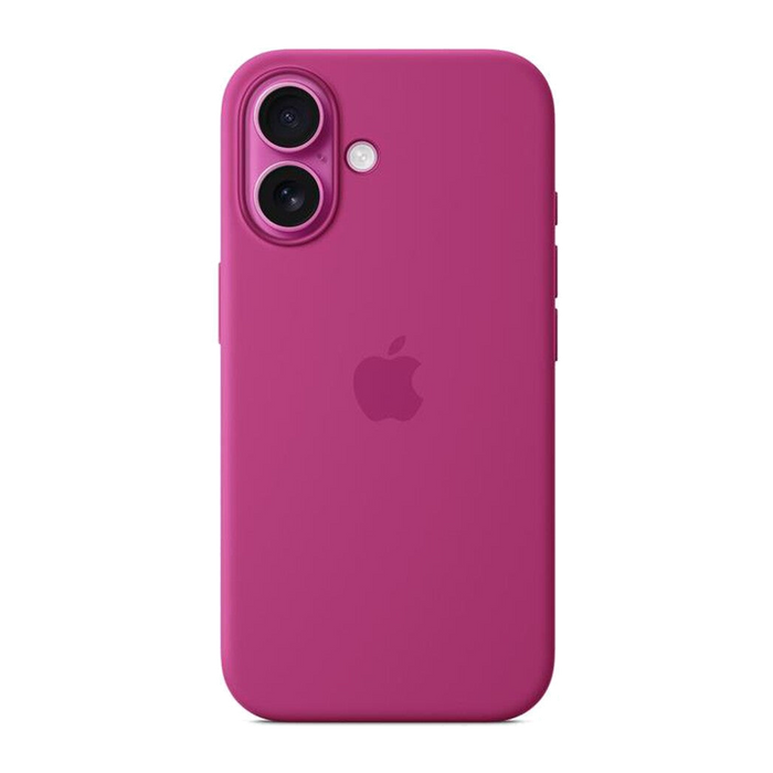 Apple Custodia MagSafe in silicone MYY53ZMA iPhone 16-Fucsia