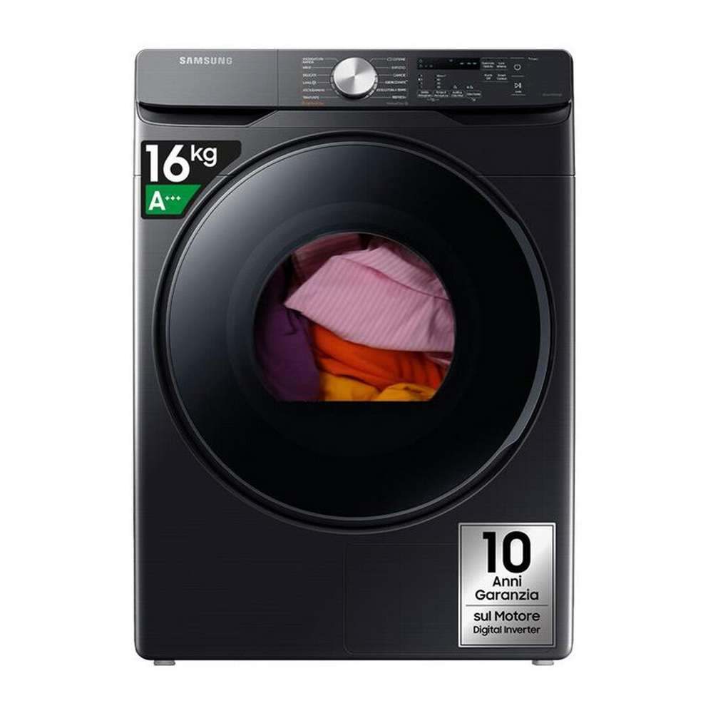 Samsung Asciugatrice DV16T8520BV/ET 16Kg Classe C-Shiny Black